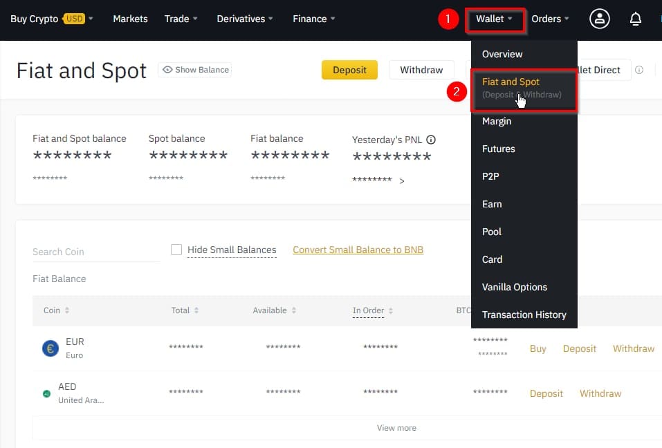Is There Ever a Good or Bad Time to Invest in Crypto Mining? 2 An example of a Binance account after you invest in crypto mining